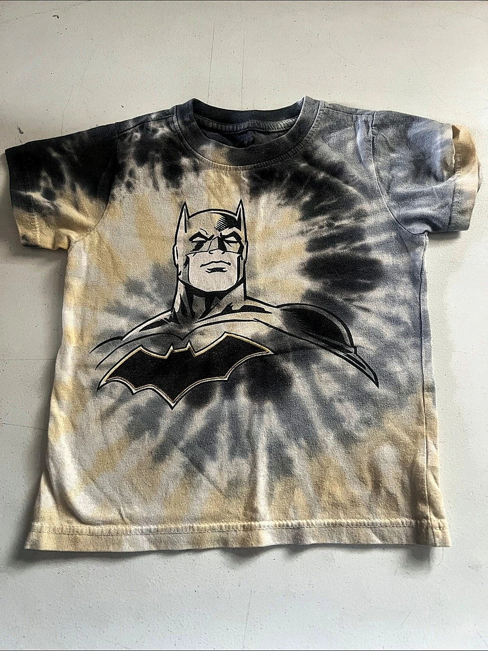 Batman Graphic Tie-Dye Tee Boys Size 5